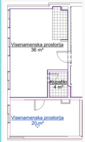 Lokal prizemlje gornji nivo 60 m2, cena 2.000 eur po m2 Lokal prizemlje gornji nivo 60 m2, cena 2.000 eur po m2